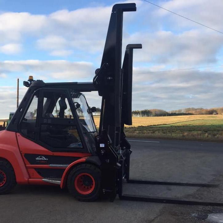 Pipe Stabiliser on an 8 ton Linde Forklift